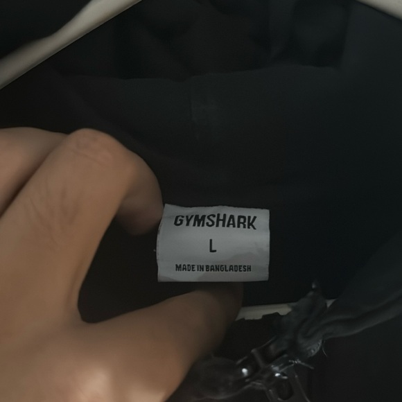 Gymshark Zip Up. Heavy material- black - large - Picture 2 of 2